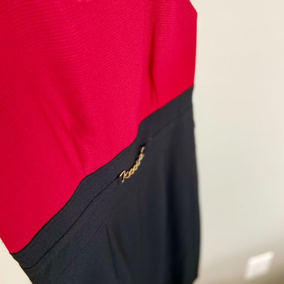 NEVER BEEN WORN Studio One Women's Red & Black Dress & Blazer Set [8] - Picture 9 of 12